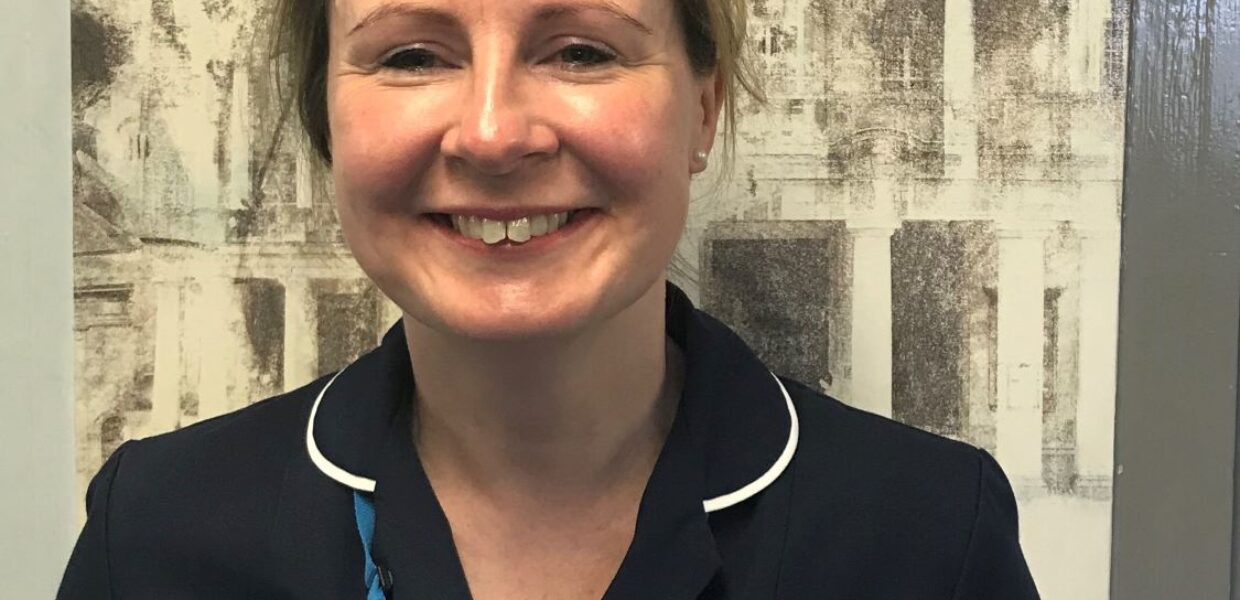 Smiling organ donation specialist nurse Fay Turner