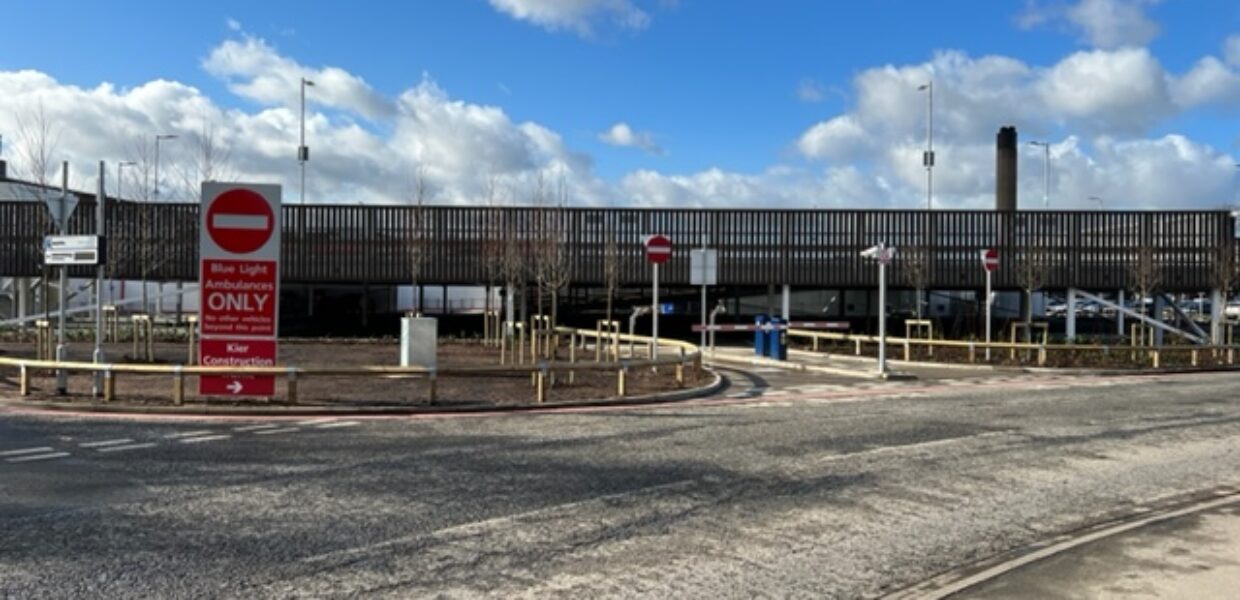 The new decked car park at Grimsby Hospital